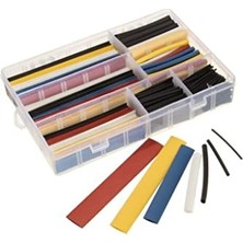 Aesco Isı Polyolefin Shrink Boru Daralan Makaron Set Kutulu 140'LI