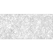 Odea Porge Gaming Mouse Pad 120X60 cm Xxxl Büyük Dikişli Kenar Speed Oyuncu Mouse Pad(Topographic Black) (Topographic White)
