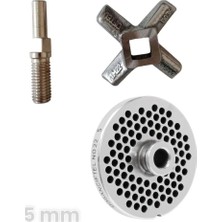 Russet 5mm  + Bıçak - Mil Dahil