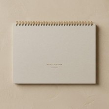Aesco Fark Tanıtım | Paperto. 12 Aylık Spiralli Tarihsiz Haftalık Planlayıcı, A4 (21 × 29,7 Cm), 52 Yaprak, 110 gr Ivory Kağıt, Haftalık Plan Ingilizce