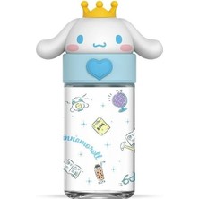 Odea Lislı Kawaii Cinnamoroll Silikon Cam Şişe