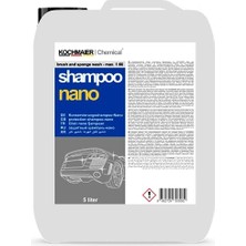 Aesco Nano Cilalı Oto Şampuanı – 1:60 Konsantre Ph Nötr – Seramik Kaplama ve Ppf Uyumlu, Nano Teknoloji Lotus Etkisi, Kostiksiz Profesyonel Araç Yıkama Şampuanı (5 Litre/kg)