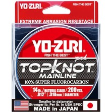 Odea Yo-Zuri Topknot Mainline Natural Clear 200 (182 M) Florokarbon Olta Sinası