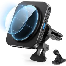 Odea Halolock Manyetik Kablosuz Cep Telefonu Tutucu, Araç Şarj Cihazı, Magsafe Araç Tutucu, Hızlı Şarj Cihazı ve iPhone 13/13 Pro/13 Pro Max/12/12 Pro/12 Mini/12 Pro Max ile Uyumlu
