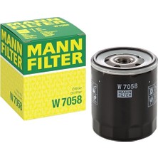Odea Mann Filter Yağ Filtresi W 7058 (Peugeot-Citroen) | Binek Araçlar Için, Maksimum Filtrasyon, Motor Koruması, Yüksek Kaliteli Sızdırmazlık, Orijinal Oe Kalitesi
