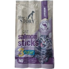Odea Somon Balık Etli Stick Yumuşak Kedi Ödül Sı 3'lü Paket 5 Gram x 3 Adet
