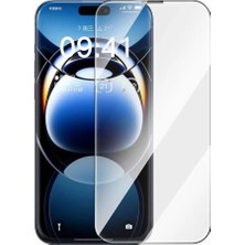 TeknoKapsül Baseus Hd Tempered Glas Ip 16 Pro Max Corning Series Fullcoverage Hd Ekran Koruyucu