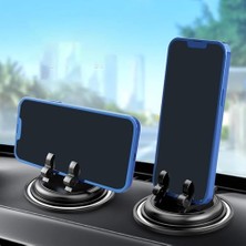 Aesco Telefon Standı ve Telefon Tutucusu Vakumlu 360 Derece Dönebilir Son Derece Sağlam Tutan Araç Tutucu Telefon Standı Std-03