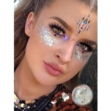 Odea Jel Form Glıtter Kalıcı Makyaj Simi (Beyaz)