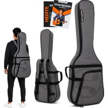 Odea Atlas Gri Elektro Gitar Çantası Gigbag Kalın (Soft Case) (Gri, Elektro Gitar)
