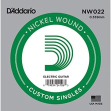 Odea Daddarıo NW022 Elektro ve Akustik Tek Tel, 5li Paket, (Re), Nicke