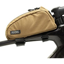 Odea PACK2RIDE Tock L Kadro Üstü Bikepac Bisiklet Çantası - Suya Dayanıklı-Tek Elle Açılabilir, Gevşemez, Sarsılmaz - Dağ, Şehir,tur, Yol, Gravel Bisikletlerine Uygun - Şık, 1l-Kayote Kahverengi
