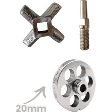 Russet 20MM + Bıçak - Mil Dahil