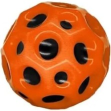 Odea Moon Ball (Yükseğe Zıplayan Top) - 7 cm - Süper Eğlenceli Uzay Topu - Space - Bouncy Ball - Turuncu