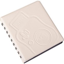 Odea Instax Spiralli Polakart Fotoğraf Albümü, 6X9CM, 68 Fotoğraf Kapasitesi (Mavi)