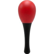 Odea Plastik Marakas Ritim Aleti Kırmızı 13 cm