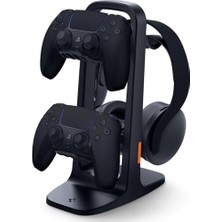 Odea Spigen Oyun Kolu & Kulaklık Standı/kablo Düzenleyici Gamer Masaüstü Kontrolcü Organizer Siyah - AMP07412 (Spigen Tr Garantili)