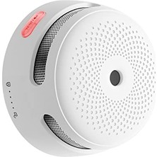 Odea Akıllı Duman Dedektörü XS01-M, Wi-Fi Duman Dedektörü, FS31/FS61/FS121, SBS50 Baz Istasyonu ve  Home Security App ile Uyumlu, 85 Db Uyarı Sinyali, Bağlantılı Mini Duman ve Yangın, 1 Adet