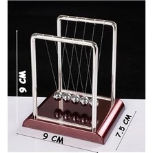 Odea Lapiia Çarpışan Newton Denge Topları Küçük Boy 9X9X7.5 cm