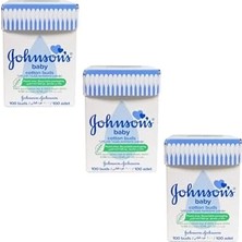 Odea Johnson´s Baby Johnsons Baby Kulak Temizleme Çubuğu 100 Lü 3 Adet