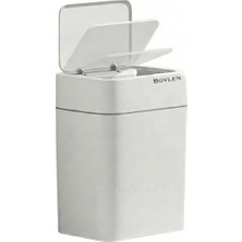 Odea Otomatik Hareket Sensörlü Çöp Kovası, Banyo Çöp Kovası, Çocuk Odası Çöp Sepeti, Çöp Kutusu, (2 Adet 1.5 V Aa Pil, Piller Pakete Dahil Değildir) 12 Litre - 23.5X17.5X31.8 cm