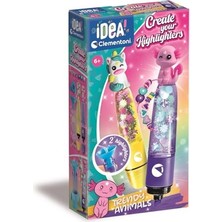 Odea Clementoni Idea Fosforlu Kalem Tasarım Seti Sevimli Hayvanlar