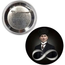 Odea Mustafa Kemal Atatürk Temalı Rozet 44 mm
