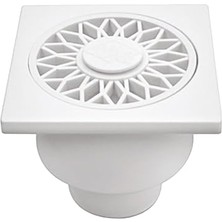 Odea BADEM10 Yer Süzgeci Banyo Izgara Lavabo Pis Su Gideri Kapak Kapağı Alttan Giderli Yer Sifonu