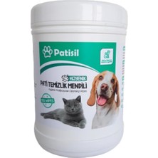 Odea Patisil Evcil Hayvan Tüy ve Pati Temizleme Mendili, Köpek ve Kedi Için Hijyenik Temizlik Mendilleri (72 Adet)