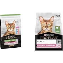 Odea Sterilised Morina & Alabalıklı Kuru Kedi Sı 10 kg ve  Delicate Kuzu Etli Kuru Kedi Sı 10 kg