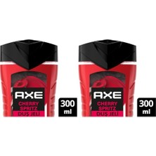 Odea Axe Premium Collection Duş Jeli Cherry Spritz 3 In 1 Vücut Saç Yüz 300 ml (2 Paketi)