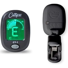 Odea Ct-1 Kromatik Akort Cihazı, Gitar, Bas, Ukulele C Için, Döner LCD Ekranlı, Siyah