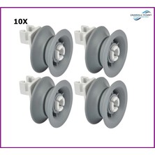 Çınaroğlu Ticaret  Siemens SE64561 Bulaşık Makinesi Sepet Tekerleği Üst Teker 10 Adet