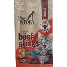 Odea Sığır Etli Stick Yumuşak Kedi Ödül Sı 3'lü Paket 5 Gram x 3 Adet