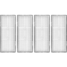 Odea Filtre Aksesuarı, Roborock S8/s8+/s8 Pro Ultra/s7/s7 Maxv/s7 Maxv Ultra/s7 Max Ultra/s7 Pro Ultra Için, Yıkanabilir Hepa Filtre, 4 Adet, G20 Süpürme Robotu Için, 4'lü Paket