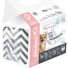 Aesco Dıapers Dişi Köpekler Için Külot (Xs) 10LU