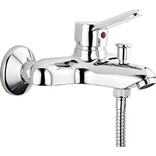 Odea Punto Viva Banyo Bataryası A41045, Duvardan Montaj, Krom, Seramik Kartuşlu, Pirinç Gövde          [enerji Sınıfı A]