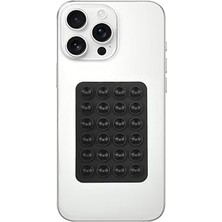 Odea Babilden Telefon Arkasına Yapışan Silikon Vantuzlu Telefon Kılıfı Tutucu Araç Telefon Tutucu Ahtapot Vakumlu Telefon Tutucu (Beyaz (Yapışkanlı))