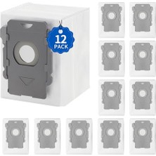 Odea 12 Parçalı I7 Elektrikli Süpürge Torbası, Irobot Roomba I7 I7+ I7 Plus, I8, I8+, I3, I3+, I4, I4+, I6, I6+, J7, J7+, S9, S9+ Için, Roomba I7 Yedek Parçalar, Clean Base Istasyonu Için