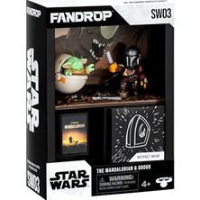 Odea SW03-STAR Wars: Mandalorian, Destansı Bir Diorama, Eserler ve Sahne Işaretleyicisini Herhangi Bir Star Wars Koleksiyonunu Geliştirmek Için Bir Ekran Oluşturuyor, 4 Toplamak Için