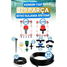 Odea Bahçe Balkon Veranda Sera Bitki Çiçek Damlama Nemlendirme Sisleme Püskürtme Hortum Sulama Sistemi, 3547567567