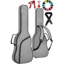 Odea Midex CS-41PAK Akustik Gitar Çantası Soft Case Kılıf Gigbag (Askı Capo Pena Dahil)