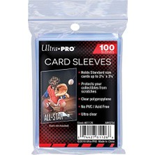 Odea - 100 Adet Yumuşak Kart Kılıfı 2-5/8" x 3-5/8" - Değerli Spor Kartlarınızı, Oyun Kartlarınızı ve Koleksiyon Ticaret Kartlarınızı Ultra Şeffaf Kart Kılıflarında Koruyun