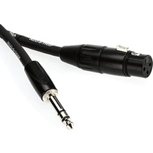Odea Siyah Seri Ara Bağlantı Kablosu, 1/4 Inç Trs - Xlr (Dişi), 1,7 M