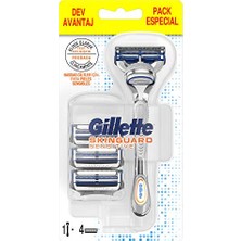 Odea Gillette Skinguard Tıraş Makinesi Plus 4'lü Yedek Tıraş Bıçağı