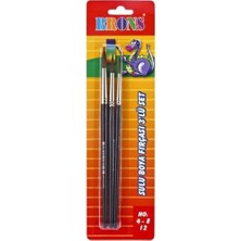 Odea BR-674 Resim Fırçası 3lü Set 4/8/12