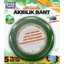 Odea Seffaf Akrilik Liner Bant, 10 mm x 5 M, Yesil