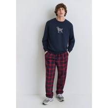Mavi Ekose Pantolon 0010570-84538