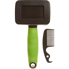 Odea Gro 5800 Ince Metal Dişli Kedi Tarağı, S, Green