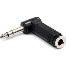 Odea 1/4 Inç Trs (F) - 1/4 Inç Trs (M) Sağ Açılı Çevirici (GPP-273)